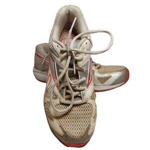 Reebok Shoes Womens Size 7.5 Easy Tone Smooth Fit White Red Athletic Running